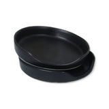 roro Matte Black Ceramic Spoon Rest & Spatula Holder Set of 2
