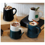roro Ceramic Stoneware Hand-Molded Matte Black Coffee and Tea Mug and Cup, 12 oz rorodecor.myshopify.com