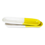 roro Ceramic Stoneware Lemon Yellow Serving Tray Set of 2, 9 Inches, Microwave and Dishwasher Safe