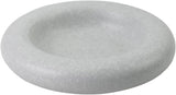 roro Ceramic Granite Grey Donut Shape Decorative Plate, 7 Inch, Stoneware, Dishwasher Safe