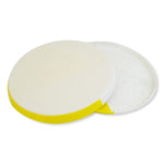 roro 10.5 Two-Tone Lemon Yellow Ceramic Plates with Lipped Edge (Set of 2) – Handmade Stoneware, Microwave and Dishwasher Safe, Dinner Plate Set