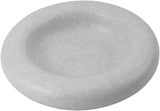 roro Ceramic Granite Grey Donut Shape Decorative Plate, 7 Inch, Stoneware, Dishwasher Safe