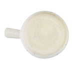 roro Light Crackled Speckled Semi Matte White Ceramic Coffee & Latte Cup, 10 oz