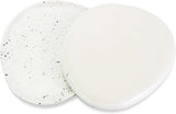 roro Handmade Ceramic Appetizer Plates, Set of 2, 6 Inches, Dark Speckled Accents