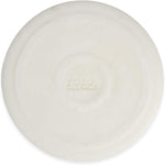 roro 12-Inch Ceramic Centerpiece Bowl, Rustic White and Glossy Black-White Speckled