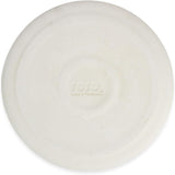 roro 12-Inch Ceramic Centerpiece Bowl, Rustic White and Glossy Black-White Speckled