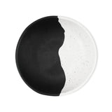 roro Artisanal Two-Tone Black & White Speckled Pasta Bowls, 7.5 Inches - Set of 2