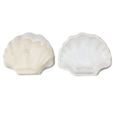 roro White Ceramic Canape Plate, Set of 2
