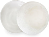 Ceramic Stoneware Hand-Molded Rustics Bowl, White color Set of 2
