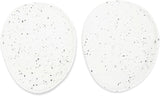 roro Handmade Ceramic Appetizer Plates, Set of 2, 6 Inches, Dark Speckled Accents