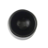 roro Black Matte Ceramic Egg Toppers, Set of 2