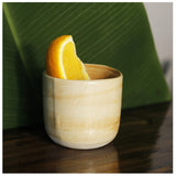 roro Handmade Ceramic Sipper Cups, Natural Clay Base (Set of 2)