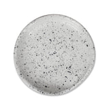 roro Ceramic Stoneware Hand-Molded Speckled Spotted Spoon Rests (Spoon Rest x 2, Lunar White)