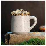 roro Matte White Speckled Ceramic Sipper Cups, 10 oz (Set of 2)