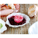 roro White Ceramic Canape Plate, Set of 2