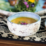 3.5 Inch Handmade Coral Stoneware Sauce Bowls - Set of 4