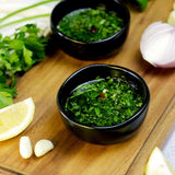 roro Stylish Ceramic Stoneware Hand-Molded Matte Black Sauce and Condiment Bowls, Set of 4