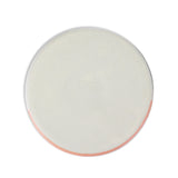 roro 7-Inch Ceramic Appetizer Plate Set of 2, Two-Tone White and Salmon Orange