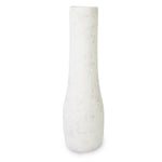 roro Handmade Rustic 12-Inch White Classic Stoneware Decorative Vase - Ceramic Antique Farmhouse Pottery