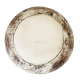 roro 8 Inch Handmade Coral Ceramic Stoneware Bowls Set of 2 - Rustic Charm, Tropical Style, Coral Blue with Rustic Textured Finish, Serving Bowls for Beach