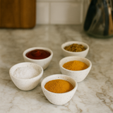 roro Handmade Ceramic Triangular Dip and Sauce Bowls